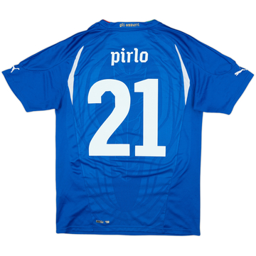 2010-12 Italy Home Shirt Pirlo #21 - 8/10 - (S)