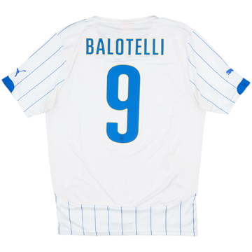 2014-15 Italy Away Shirt Balotelli #9 - 8/10 - (L)