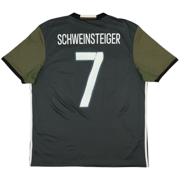 2015-17 Germany Away Shirt Schweinsteiger #7 - 6/10 - (XL)