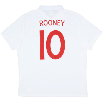 2009-10 England Home Shirt Rooney #10 (XL)