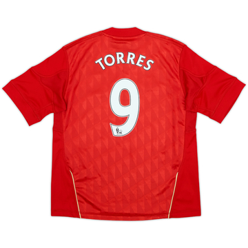 2010-12 Liverpool Home Shirt Torres #9 - 5/10 - (7-8 Years)