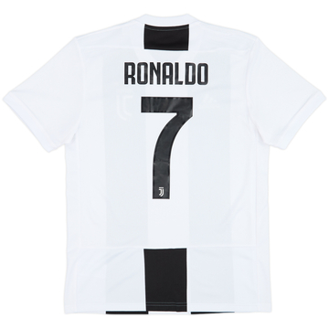 2018-19 Juventus Home Shirt Ronaldo #7 - 8/10 - (M)