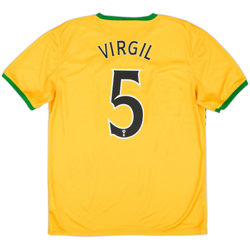 2013-14 Celtic Away Shirt Virgil #5 - 7/10 - (L)