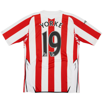 2007-08 Sunderland Home Shirt Yorke #19 - 6/10 - (M)