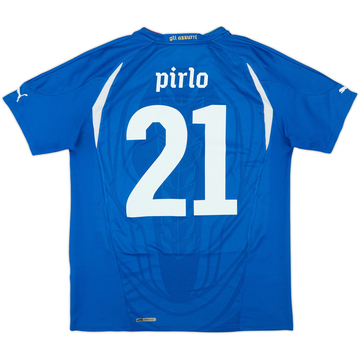 2010-12 Italy Home Shirt Pirlo #21 - 6/10 - (M)