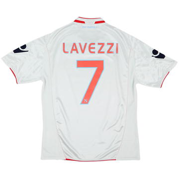 2009-10 Napoli Away Shirt Lavezzi #7 - 7/10 - (L)