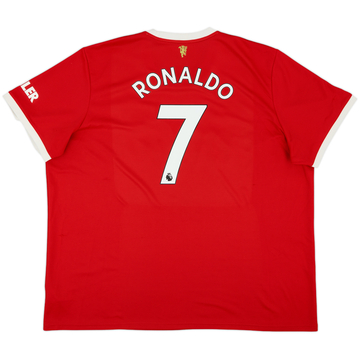 2021-22 Manchester United Home Shirt Ronaldo #7 - 7/10 - (4XL)