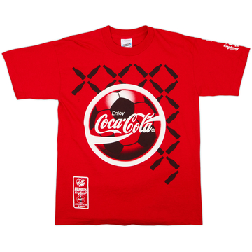 1996 England Coca-Cola Euro 96 Leisure Shirt - 6/10 - (M)