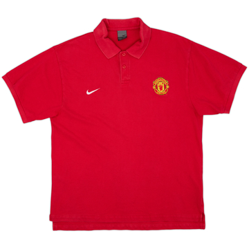 2007-08 Manchester United Nike Polo Shirt - 6/10 - (L)