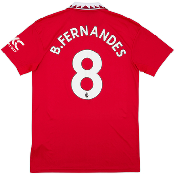 2022-23 Manchester United Home Shirt B. Fernandes #8 - 8/10 - (M)