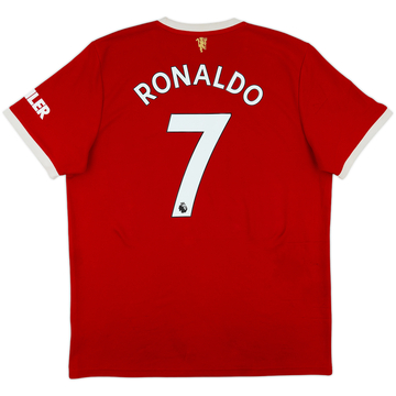 2021-22 Manchester United Home Shirt Ronaldo #7 - 5/10 - (XL)