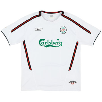 2003-04 Liverpool Away Shirt - 8/10 - (XL.Boys)