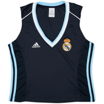 2003-04 Real Madrid adidas Cropped Vest Shirt - 8/10 - (Women's XL)