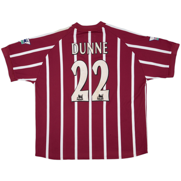 2002-03 Manchester City Third Shirt Dunne #22 - 5/10 - (XXL/3XL)