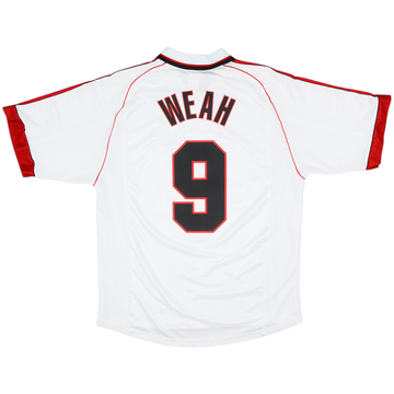1998-99 AC Milan Away Shirt Weah #9 - 8/10 - (L)