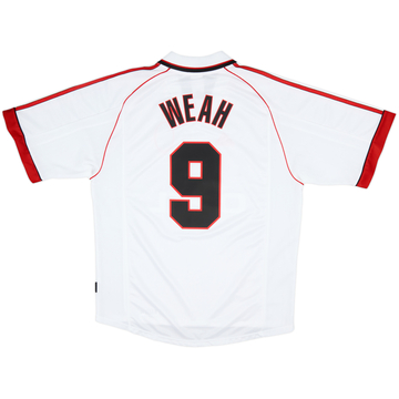 1998-99 AC Milan Away Shirt Weah #9 - 10/10 - (L)