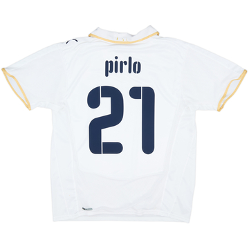 2007-08 Italy Away Shirt Pirlo #21 - 7/10 - (M)