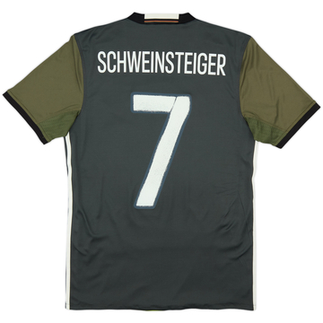 2015-17 Germany Away Shirt Schweinsteiger #7 - 10/10 - (S)