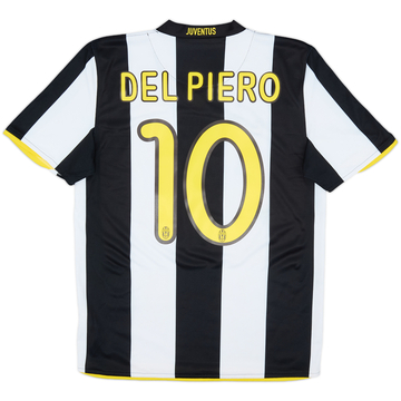 2008-09 Juventus Home Shirt Del Piero #10 - 8/10 - (S)