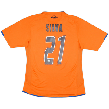 2007-08 Valencia Away Shirt Silva #21 - 8/10 - (M)