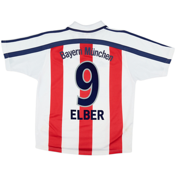 2000-01 Bayern Munich Away Shirt Elber #9 - 6/10 - (Y)