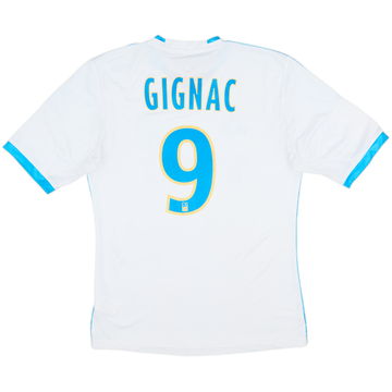 2013-14 Olympique Marseille Home Shirt Gignac #9 - 8/10 - (S)