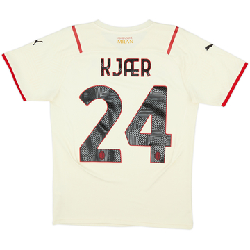 2021-22 AC Milan Away Shirt Kjaer #24 - 9/10 - (S)