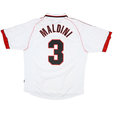 1998-99 AC Milan Away Shirt Maldini #3 - 8/10 - (XL)