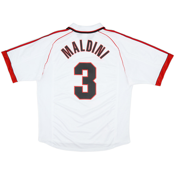 1998-99 AC Milan Away Shirt Maldini #3 - 8/10 - (XL)