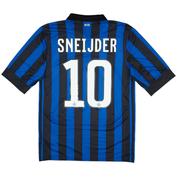 2011-12 Inter Milan Home Shirt Sneijder #10 - 8/10 - (S)