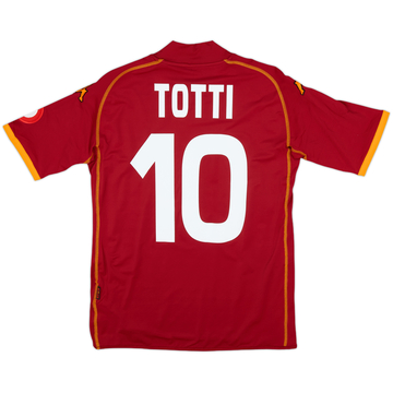 2008-09 Roma Home Shirt Totti #10 (S)