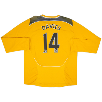 2008-09 Bolton Away L/S Shirt Davies #14 - 7/10 - (XL)