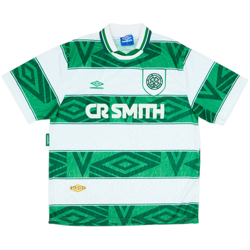 1993-95 Celtic Home Shirt - 9/10 - (XL)
