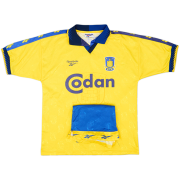 1997-98 Brondby Home Shirt & Shorts - 9/10 - (S/M)