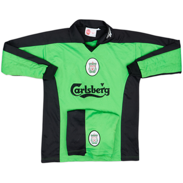 1997-98 Liverpool GK Shirt & Shorts - 8/10 - (L.Boys)