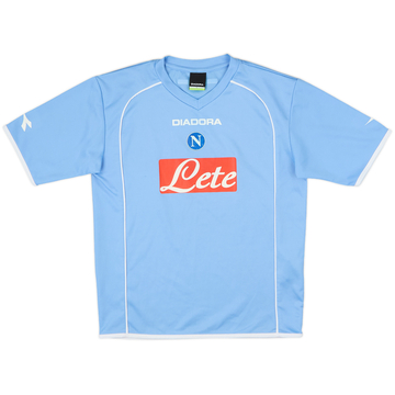 2006-07 Napoli Home Shirt - 7/10 - (S.Boys)