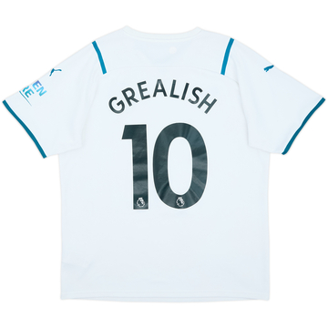 2021-22 Manchester City Away Shirt Grealish #10 - 7/10 - (L)