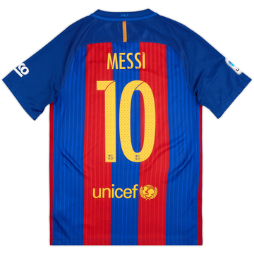 2016-17 Barcelona Home Shirt Messi #10 - 8/10 - (S)