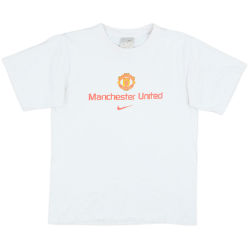 2005-06 Manchester United Nike Cotton Tee - 5/10 - (S)