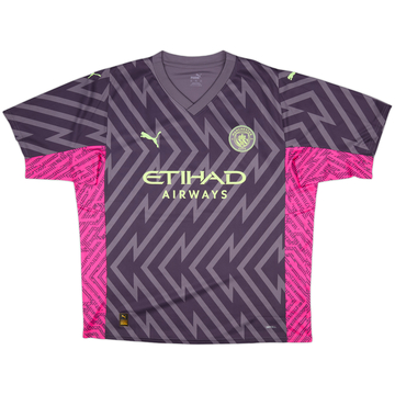 2023-24 Manchester City GK S/S Shirt - 10/10 - (XXL)