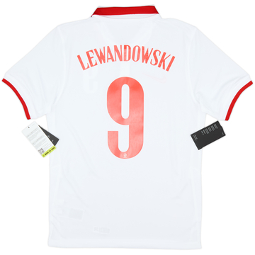 2020-21 Poland Home Shirt Lewandowski #9 (S)