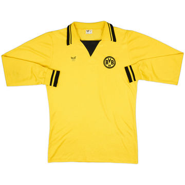 Camiseta de local de manga larga del Borussia Dortmund 1979-80 - 9/10 - (L)