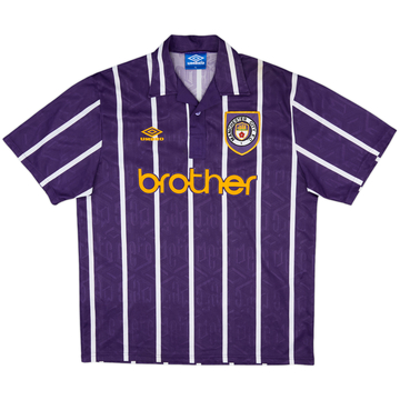1993-94 Manchester City Away Shirt - 9/10 - (XL)