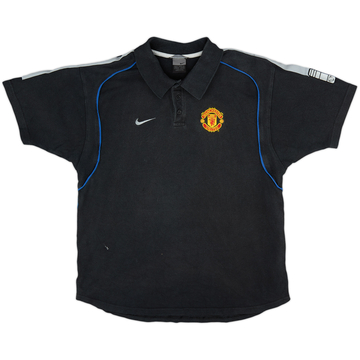 2002-03 Manchester United Nike Polo Shirt - 7/10 - (M)