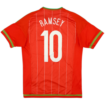 2015-16 Wales Home Shirt Ramsey #10 - 8/10 - (S)