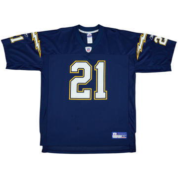 Camiseta Reebok On Field de local de los San Diego Chargers 2002-04 Tomlinson #21 - 8/10 - (XL)