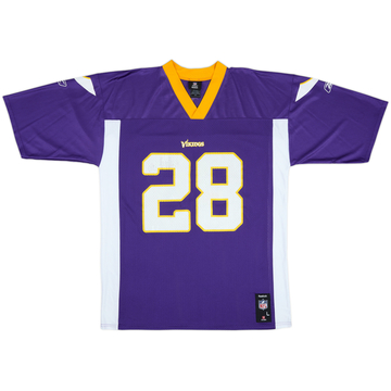 Camiseta réplica de local Reebok de los Minnesota Vikings Peterson #28 2008-11 - 8/10 - (L)