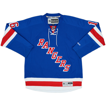 2012-16 New York Rangers Brassard #16 Reebok Home Jersey - 8/10 - (M)