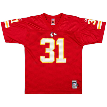 Camiseta Reebok réplica de local de los Kansas City Chiefs Holmes #31 2005-06 - 6/10 - (XL.Niños)