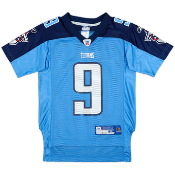 Camiseta Reebok On Field de la equipación alternativa de los Tennessee Titans McNair #9 2005 - 6/10 - (S. Niños)